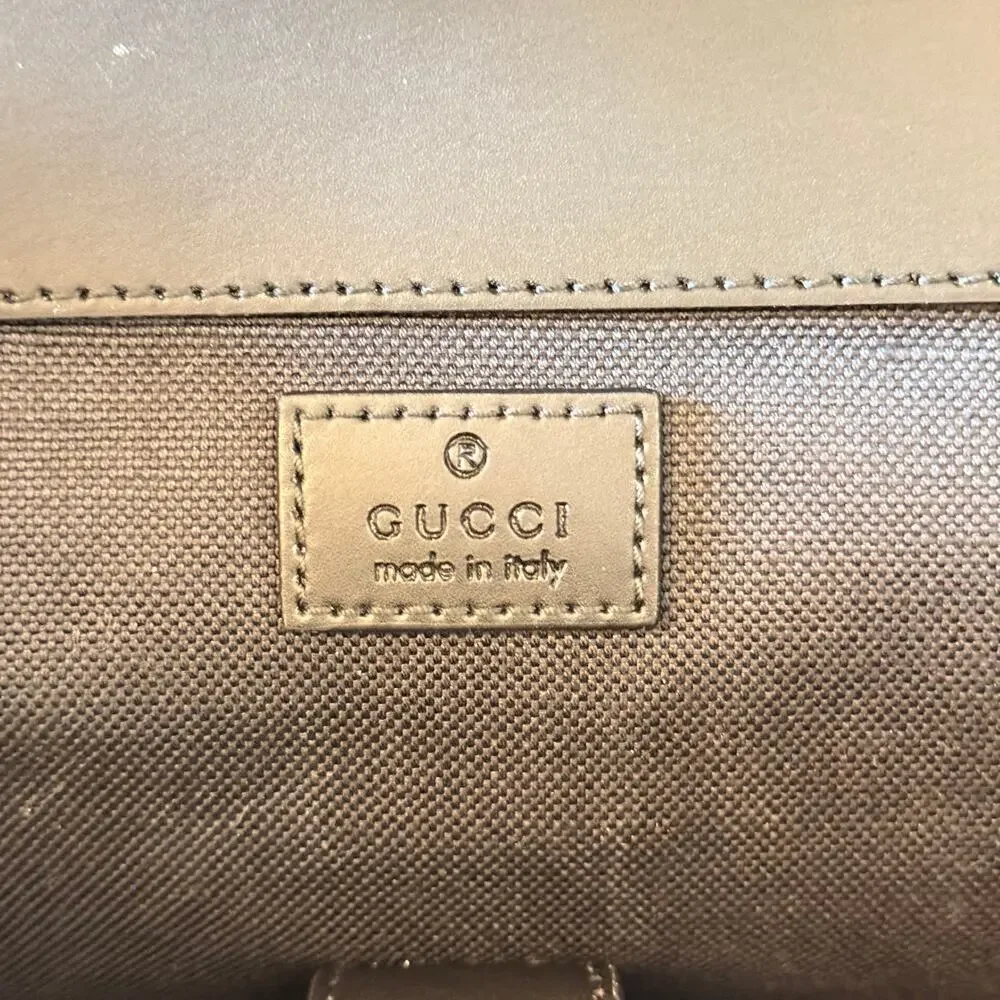 Gucci GG Supreme Monogram Backpack Black